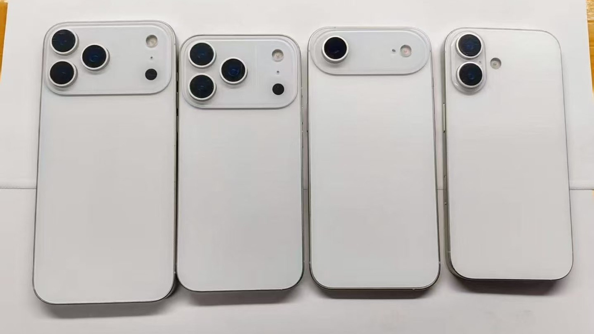 Possível design do iPhone 17 vaza antes da hora