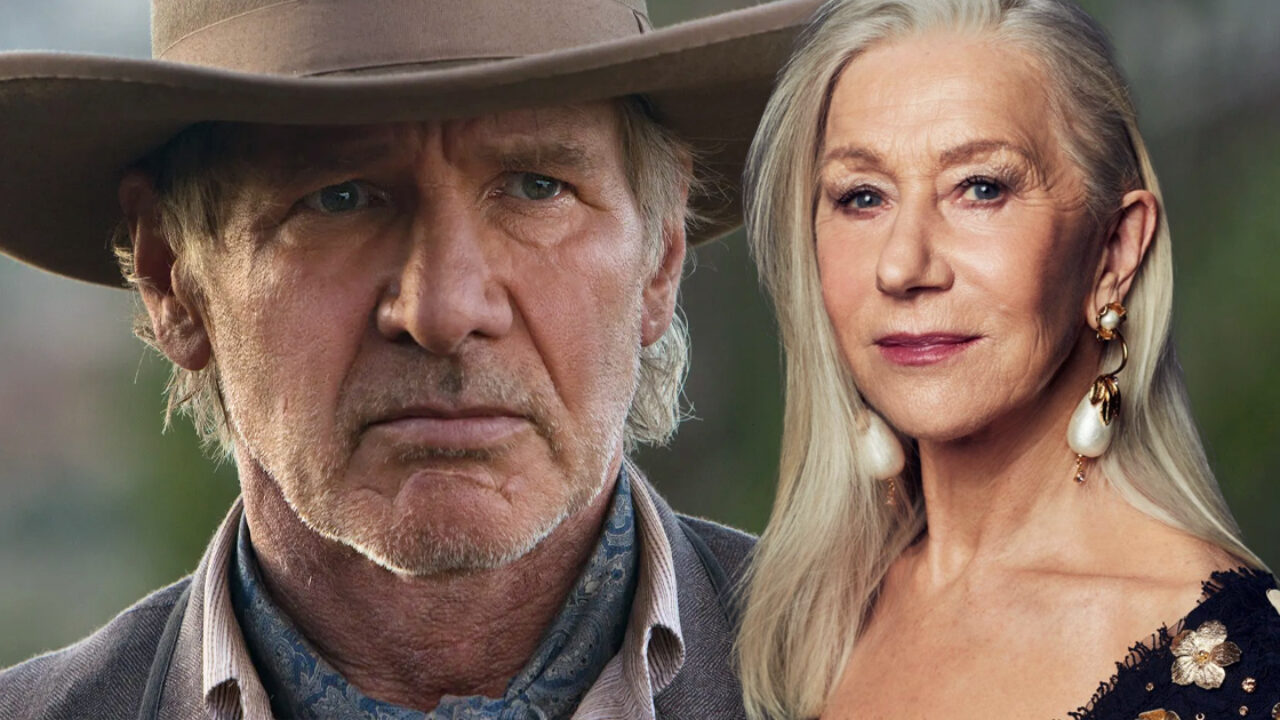 Helen Mirren e Harrison Ford revelam conexão improvável em 1923