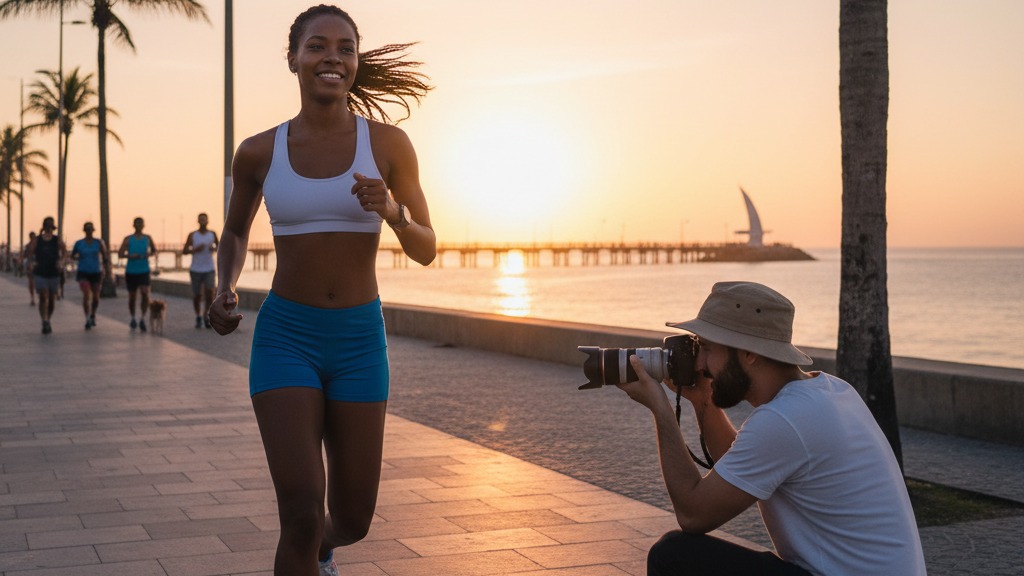 Imagem de destaque: De Maratona a Modelo: Como a Beira-Mar de Fortaleza Virou o Palco de um Negócio Milionário com Fotos de R$ 15