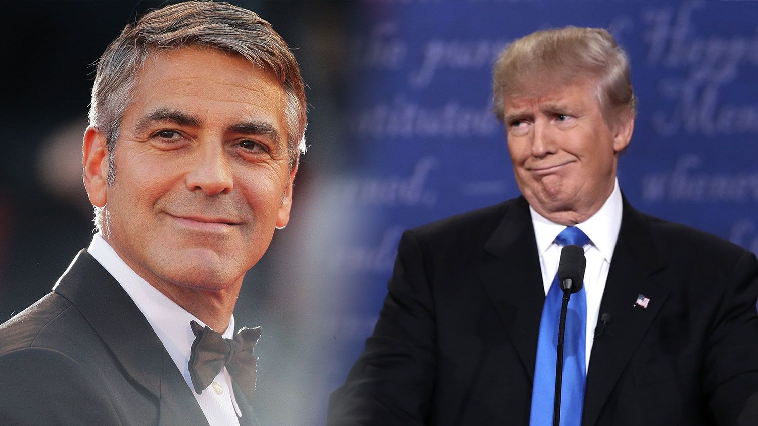 Trump e Clooney colidem em debate sobre liberdade de imprensa