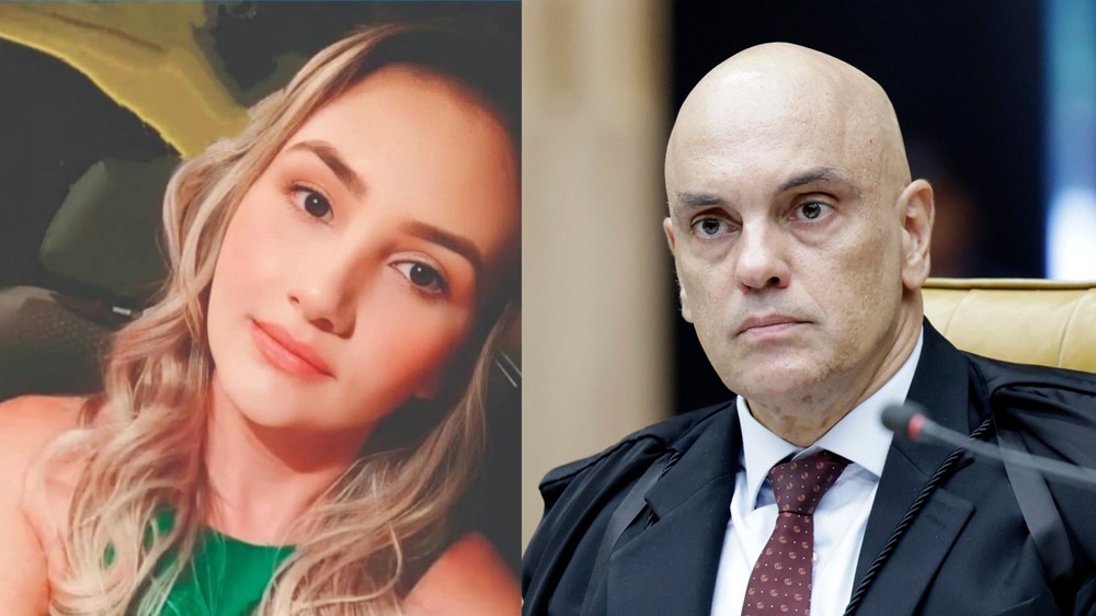 Ministro Alexandre Moraes concede para a mulher que pichou estátua a prisão domiciliar