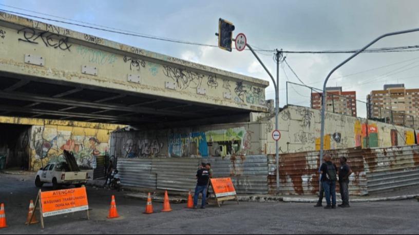 Prefeitura de Fortaleza retoma viaduto da Via Expressa neste Sábado